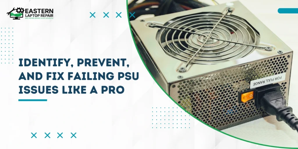 Troubleshooting PSU issues, How to tell if your PSU is failing, Fixing faulty PSU.