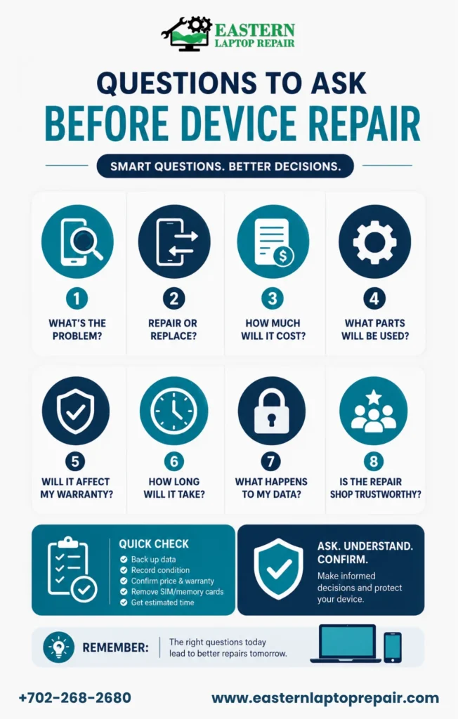 things to know before repairing a device