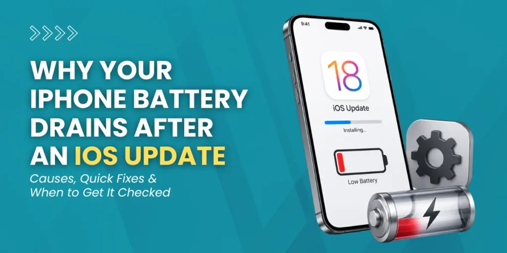 iOS update battery