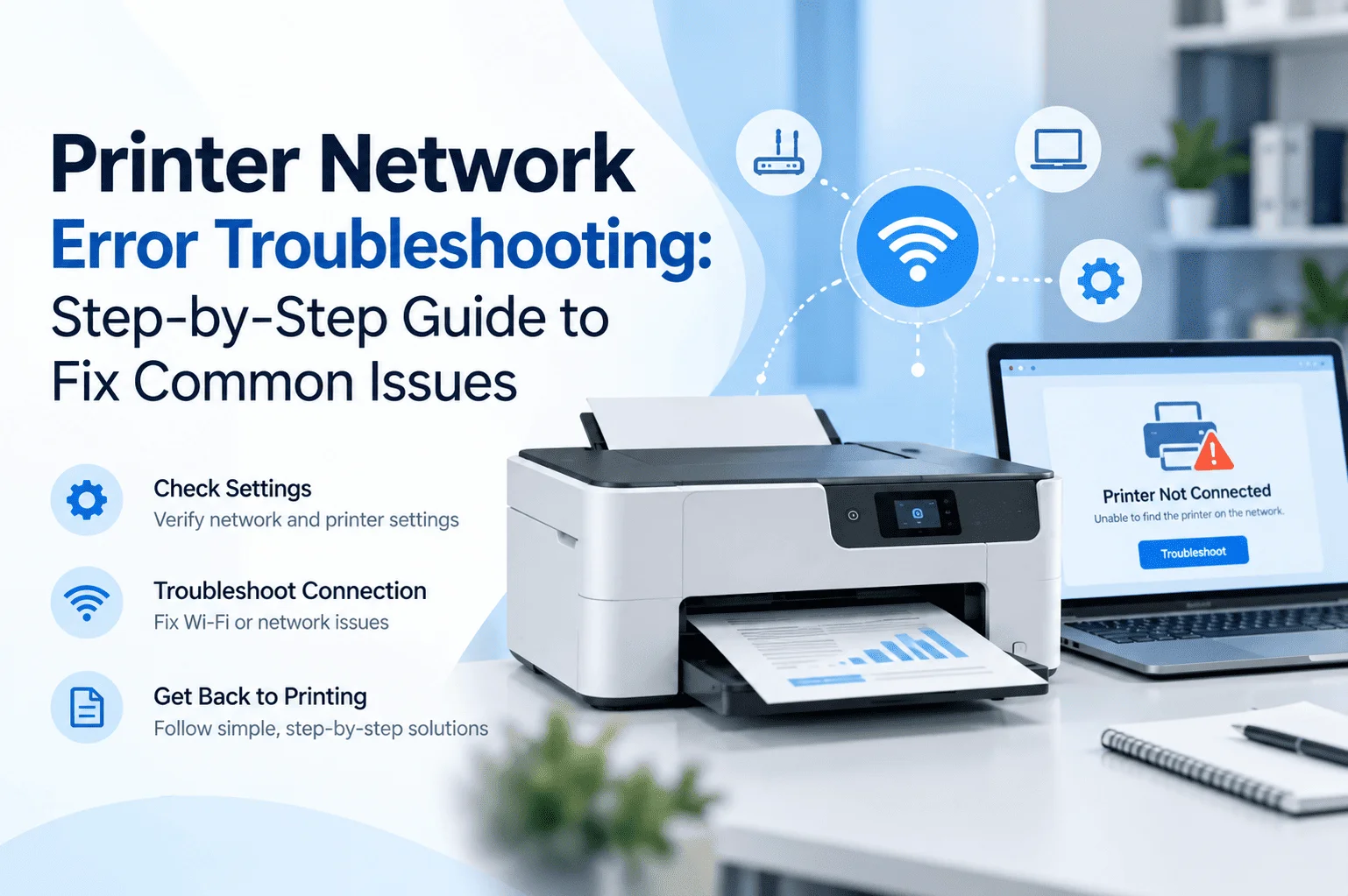 Printer Network Error Troubleshooting Guide blog banner